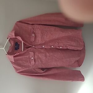Men small Vinyard vine button down dress Shirt